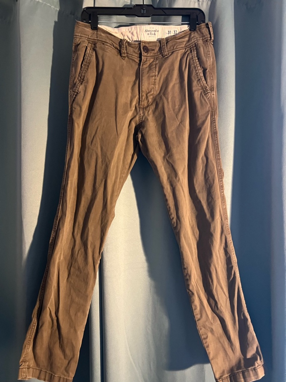 Abercrombie & Fitch Men's Tan Khaki Chino Pants 31x32